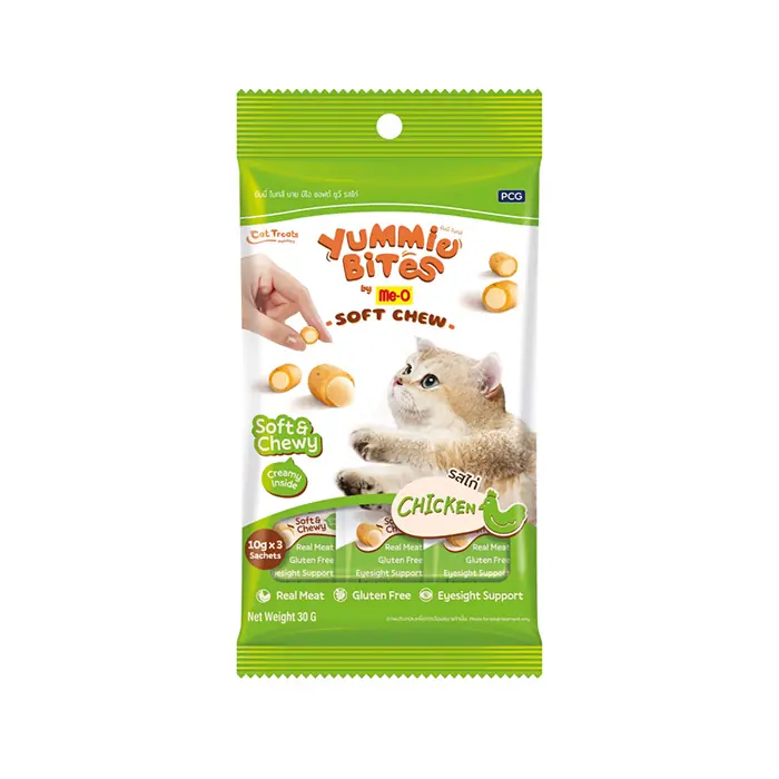 Me-O Yummie Bites Soft Chew Tavuklu Kedi Ödülü 30 gr