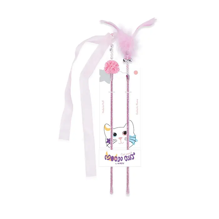 M-Pets Mooncat Kedi Oltası 2li Set Pembe