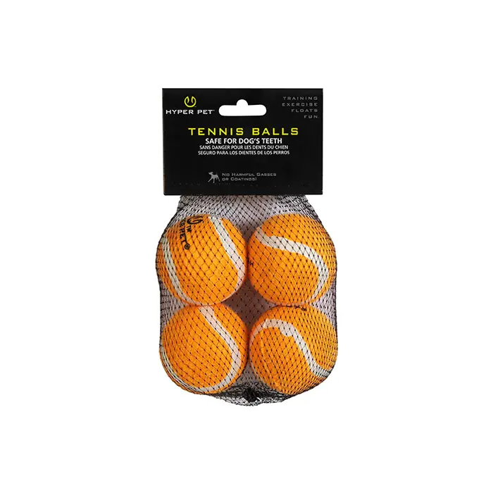 Hyper Pet 4'lü Turuncu Tenis Topu Orta Boy