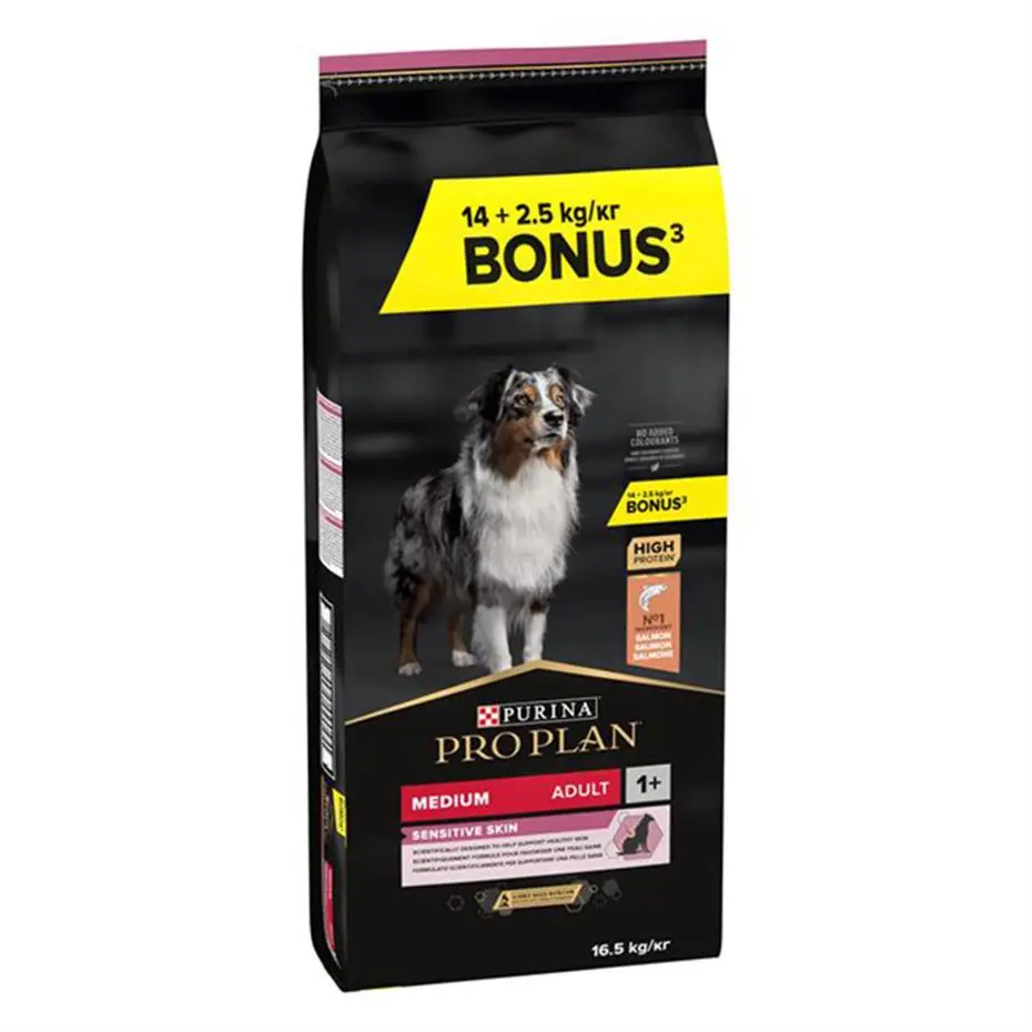 ProPlan Somon Balıklı Hassas Deriye Sahip Yetişkin Köpek Maması 16,5 Kg