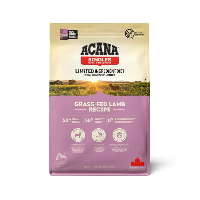 Acana Grass-Fed Lamb Kuzu Etli Elmalı Köpek Maması 2 Kg
