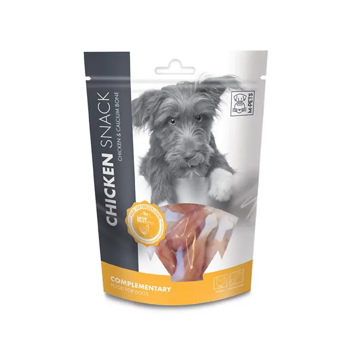 M-PETS Tavuklu Kalsiyumlu Kemik Köpek Ödülü 80gr