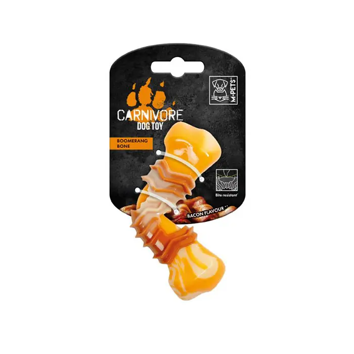 M-PETS CARNIVORE Boomerang Pastırma Aromalı Köpek Oyuncağı Küçük Boy