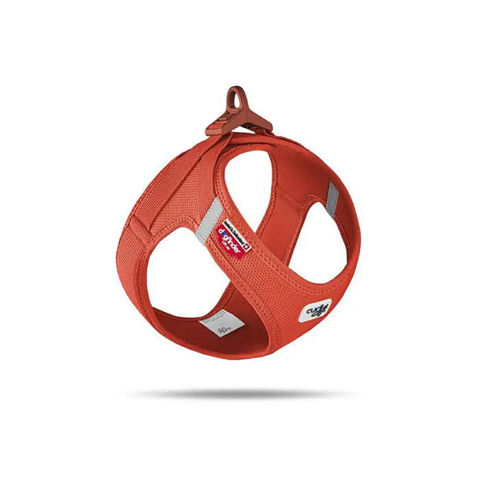 Curli Vest Harness Clasp Air-Mesh Köpek Göğüs Tasması Sun Orange XLarge