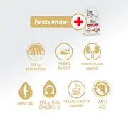 Felicia Az Tahıllı HypoAllergenic Kuzu Etli Yetişkin Kedi Maması 2 Kg 6