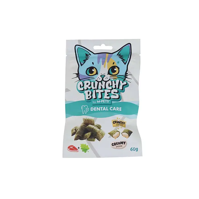 M-PETS Crunchy Bites Dental Care Fonksiyonel Kedi Ödül Maması 60gr