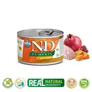 N&D Balkabaklı Bıldırcın Etli Yetişkin Köpek Konservesi 140g 1