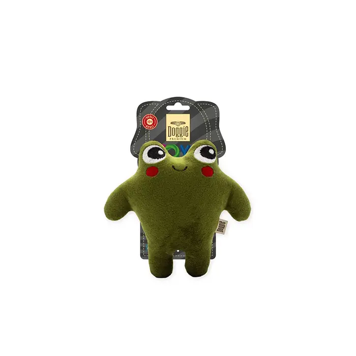 Doggie Peluş Kurbağa Köpek Oyuncağı 15cm