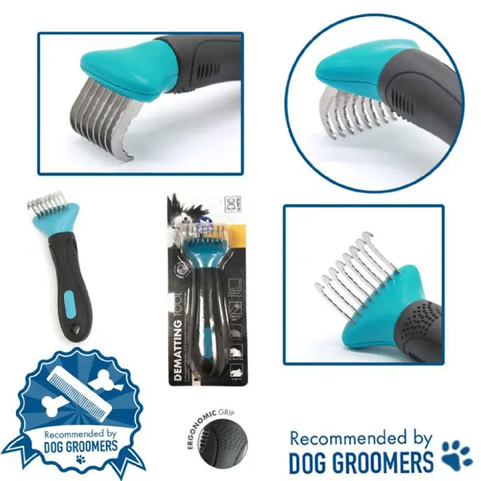 M-PETS Dematting Tool Kıtık Açıcı Tırmık 15,5x5,5cm