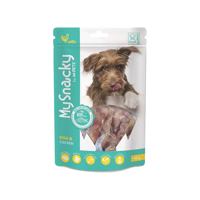 M-PETS My Snacky Balık ve Tavuklu Köpek Ödülü 80gr