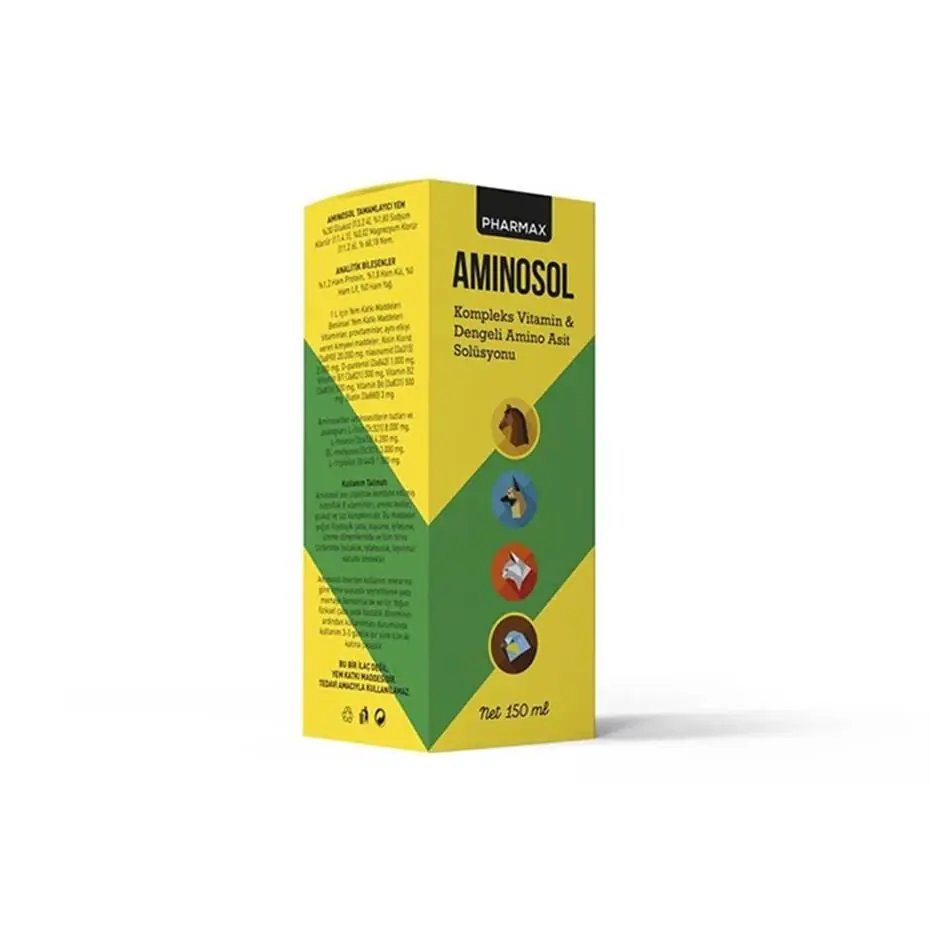 Pharmax Canvit Aminosol Vitamin ve Aminoasit Solüsyonu 150 ML
