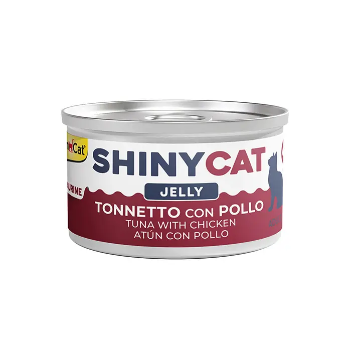 Gimcat New Shinycat Jelly Tavuklu-Tuna Balıklı Kedi Konservesi 70gr