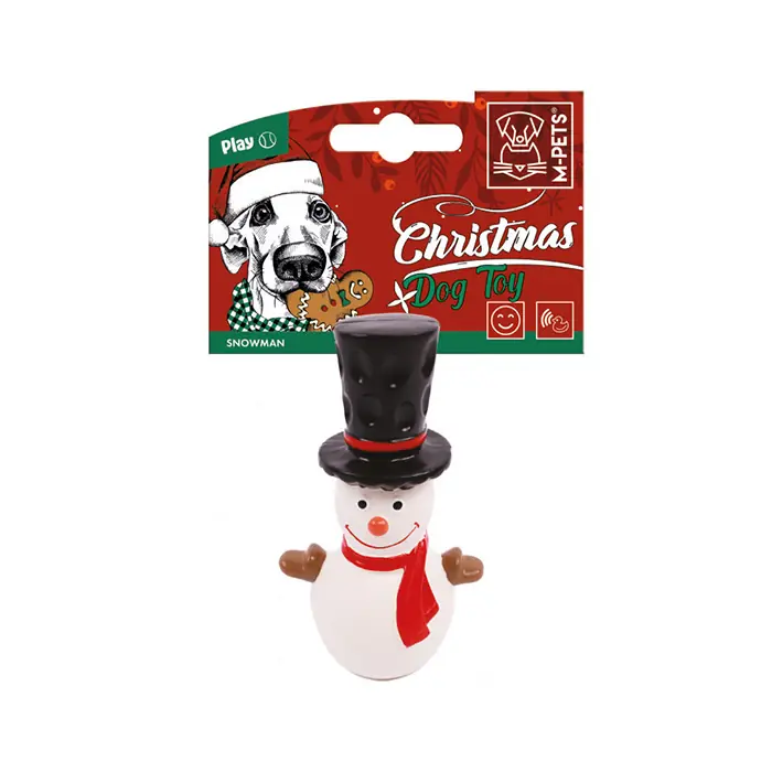 M-PETS Christmas Snowman Köpek Oyuncağı