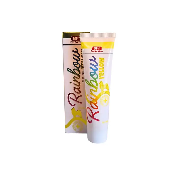 Bio PetActive Rainbow Köpekler için Tüy Renk Boyası Sarı 100ml