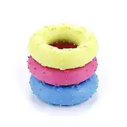 For Pet Simit Şekilli Dişlik Küçük Oyuncak 7cm 1